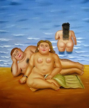 Artworks by 350 Famous Artists Painting - swimmers Fernando Botero